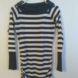 Maternity Striped Sweater